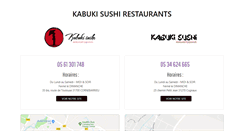 Desktop Screenshot of kabuki-sushi.com